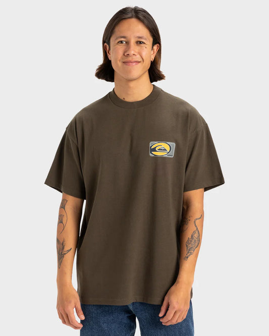 Quiksilver Strategy SS Tee - Turkish Coffee