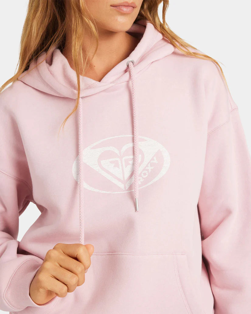 Roxy Perfect Place Hoodie Brushed - Bleached Mauve