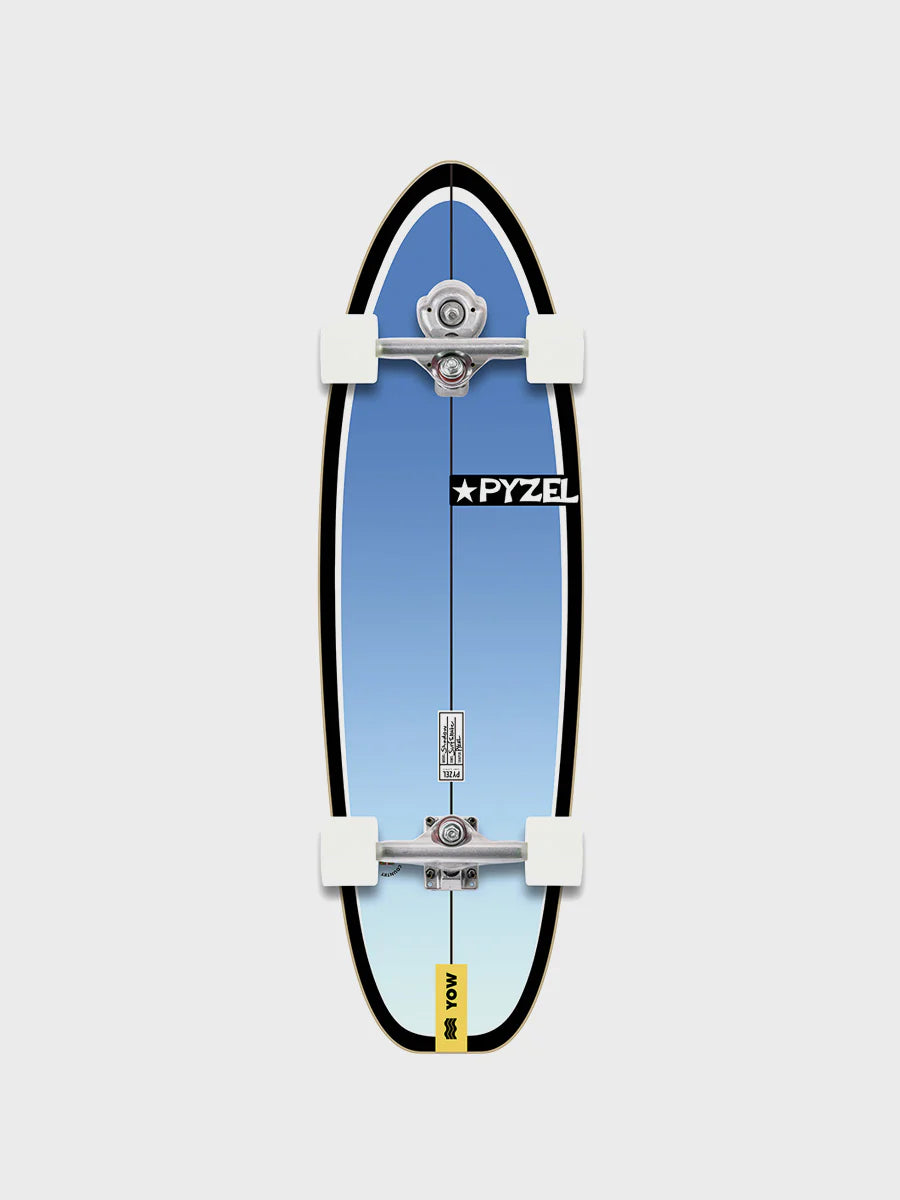 Yow Shadow 33.5" Pyzel x Yow Surf Skate Surf Trainer - Blue